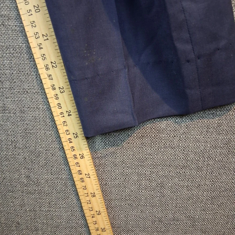 Mens Navy Blue 2 Piece Suit Set Vest Waistcoat and Trousers Formal Wedding